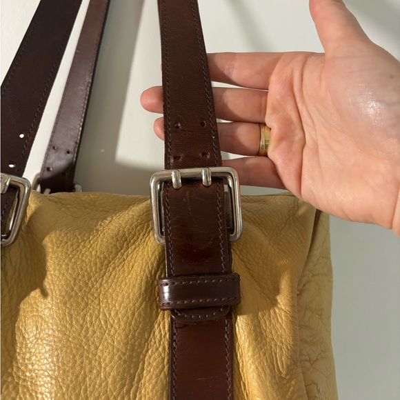 SOLD- Vintage leather roots bag - Picture 2 of 6